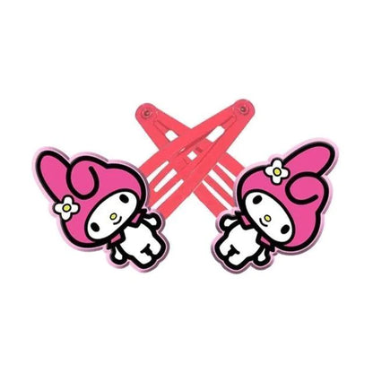 My Melody & Kuromi Hair Clips Adorable Kawaii Sanrio Accessories