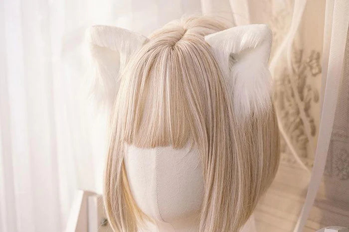 Transform into Kitten You High-Quality Furry Clip-in Neko Cat Ears Pet-Play