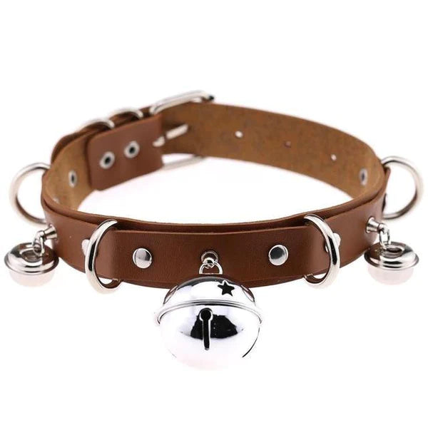 Kitten Petplay Jingly Cat Bell Women's Collar Choker Be a Playful Kitty Cat