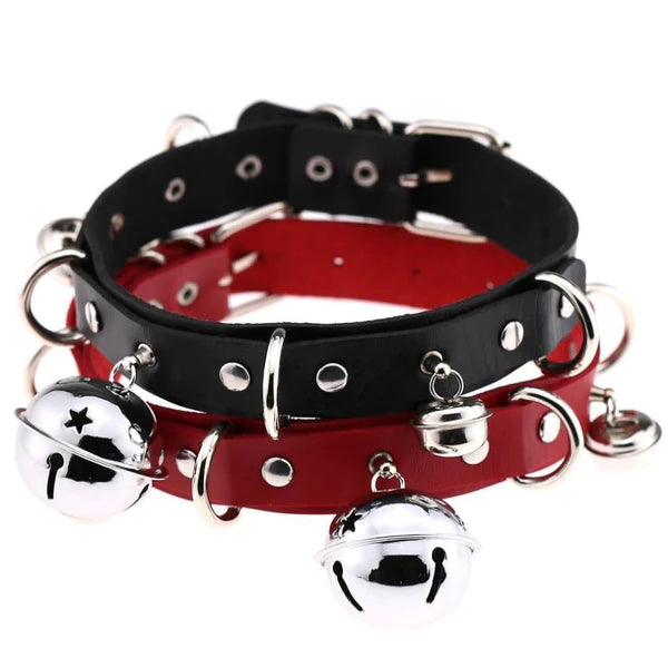 Kitten Petplay Jingly Cat Bell Women's Collar Choker Be a Playful Kitty Cat