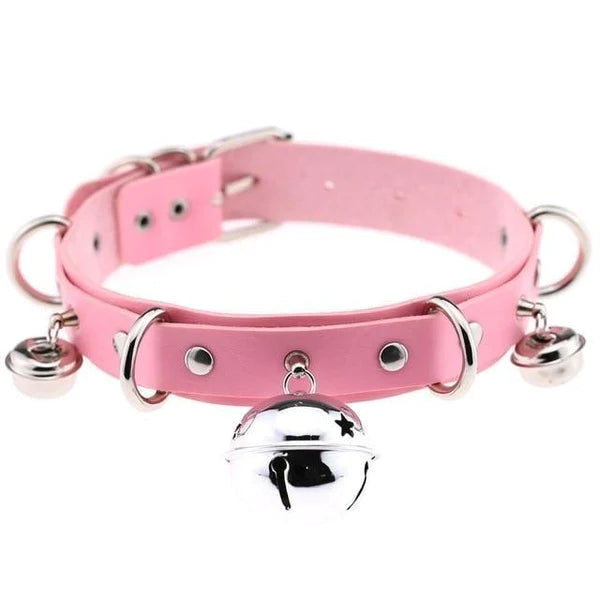 Kitten Petplay Jingly Cat Bell Women's Collar Choker Be a Playful Kitty Cat