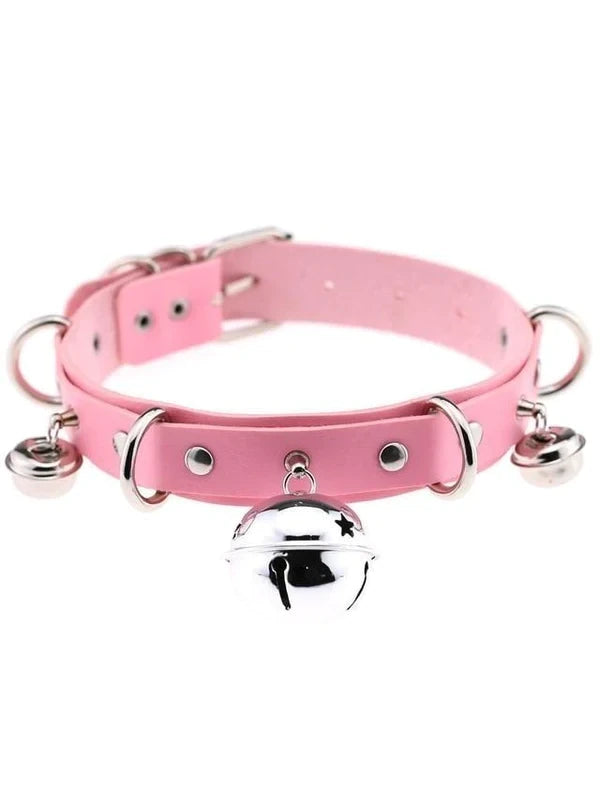 Kitten Petplay Jingly Cat Bell Women's Collar Choker Be a Playful Kitty Cat