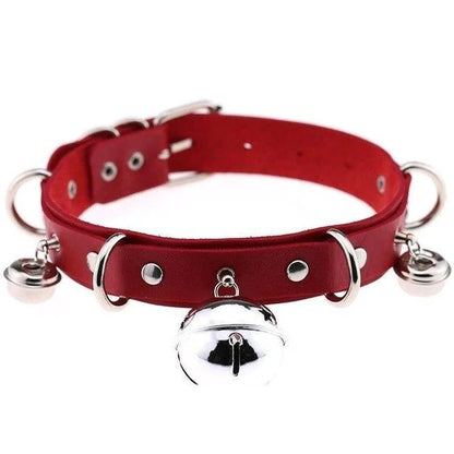 Kitten Petplay Jingly Cat Bell Women's Collar Choker Be a Playful Kitty Cat