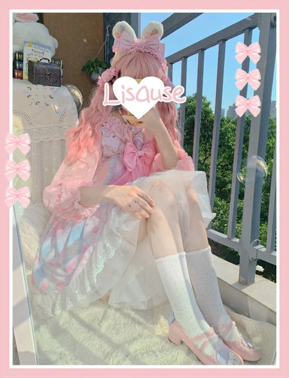 Be the Enchanting Kitten Princess Playful Pastel Kawaii Lolita Dress