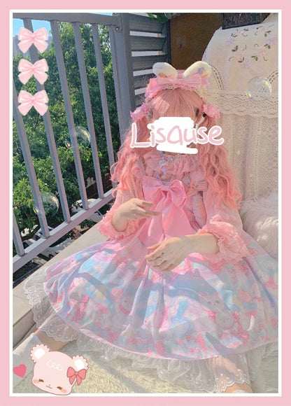 Be the Enchanting Kitten Princess Playful Pastel Kawaii Lolita Dress