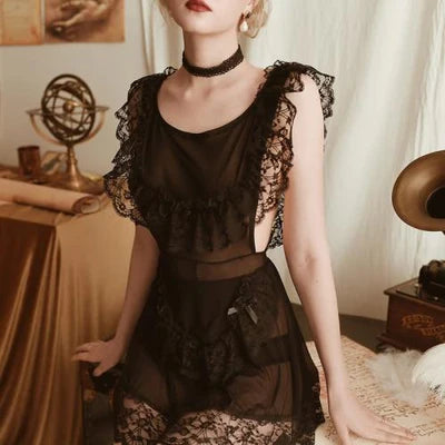 Feel Like Royalty with Elegant Victorian Princess Women's Lingerie Set