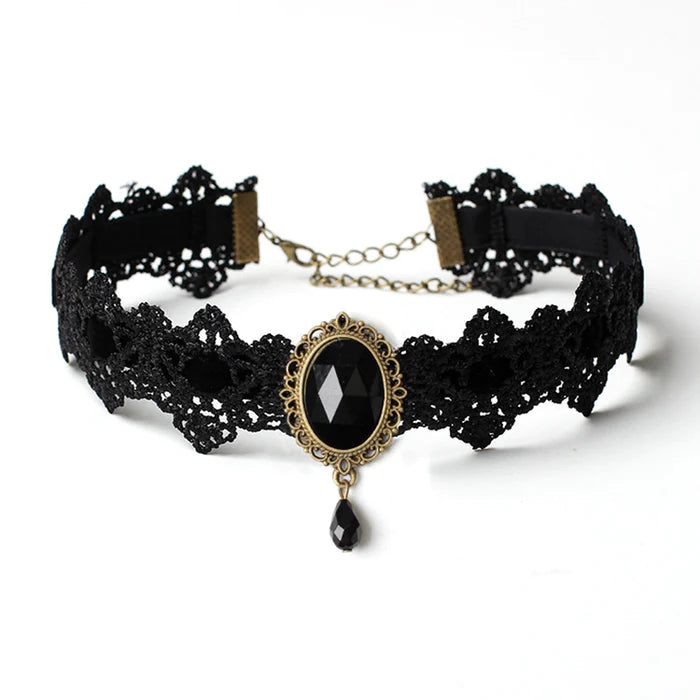 Elevate Your Look Exquisite Gothic Victorian Choker Necklace 7 Colors