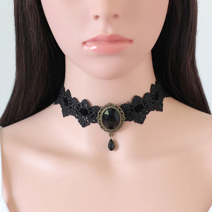 Elevate Your Look Exquisite Gothic Victorian Choker Necklace 7 Colors