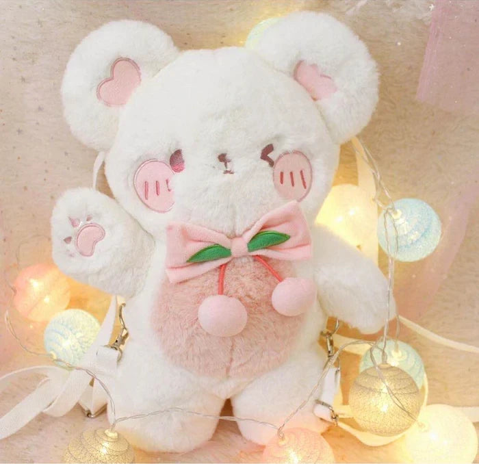 Ultra Soft Plush Teddy Bear Mini Backpack Sweetest Snuggles