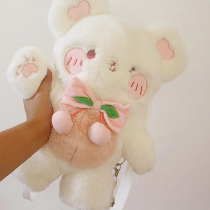 Ultra Soft Plush Teddy Bear Mini Backpack Sweetest Snuggles