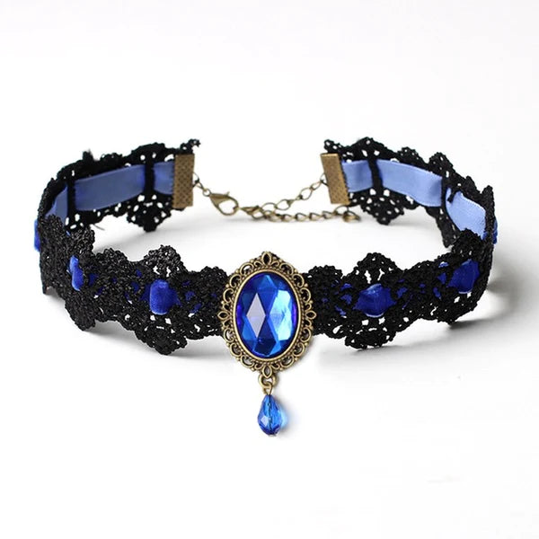 Elevate Your Look Exquisite Gothic Victorian Choker Necklace 7 Colors