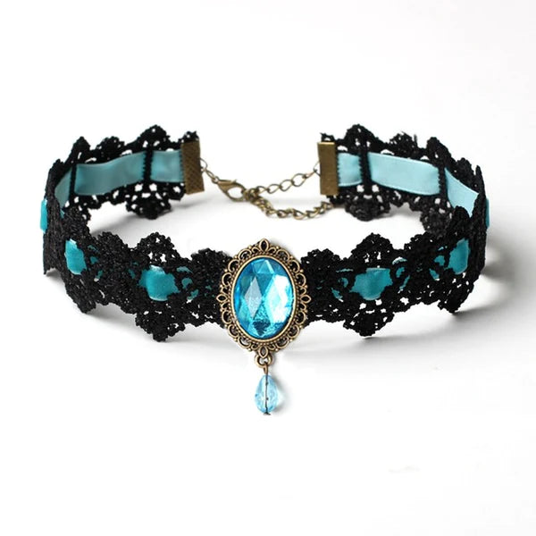 Elevate Your Look Exquisite Gothic Victorian Choker Necklace 7 Colors