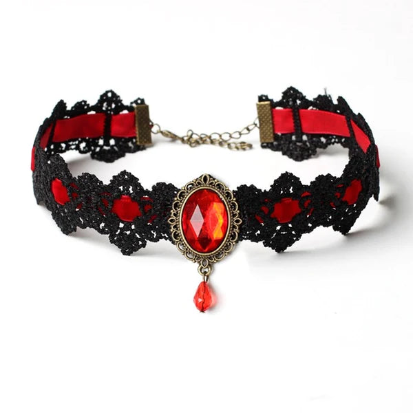 Elevate Your Look Exquisite Gothic Victorian Choker Necklace 7 Colors