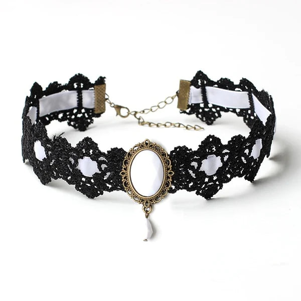 Elevate Your Look Exquisite Gothic Victorian Choker Necklace 7 Colors