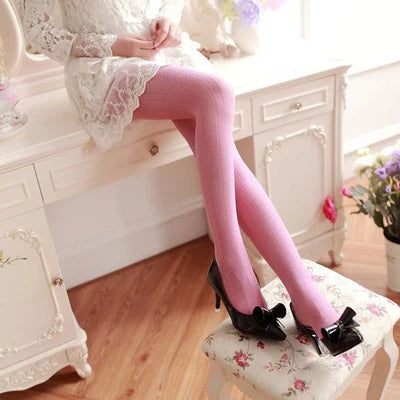 Charm with Regal Victorian Lace Tights for Women Transform Your Style