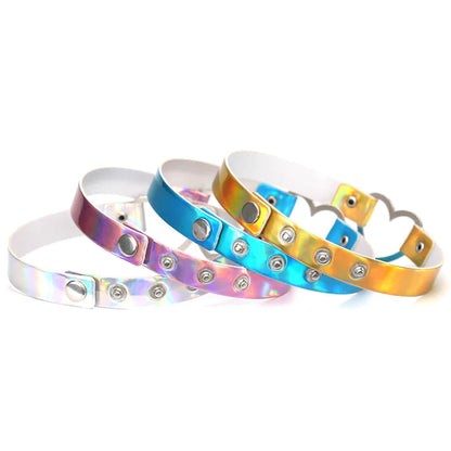 Mesmerizing Holographic Chokers Elevate Your Kawaii Style