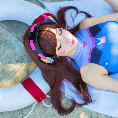 D.Va Inspired Bodysuit Embody Gaming Heroine Overwatch Cosplay