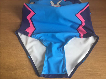 D.Va Inspired Bodysuit Embody Gaming Heroine Overwatch Cosplay