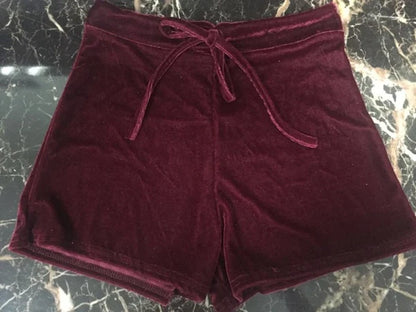 Embrace Softness & Style Womens Luxurious Velvet Velour Shorts