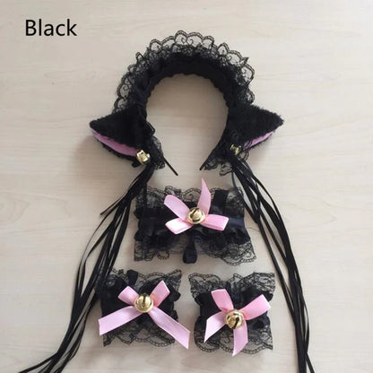 Adorable Kitty Cat Neko Cosplay Set Kawaii Accessories 13 Colors