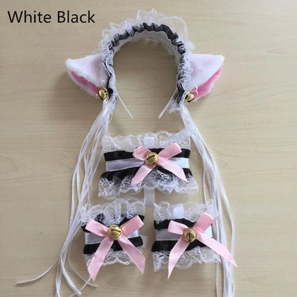 Adorable Kitty Cat Neko Cosplay Set Kawaii Accessories 13 Colors