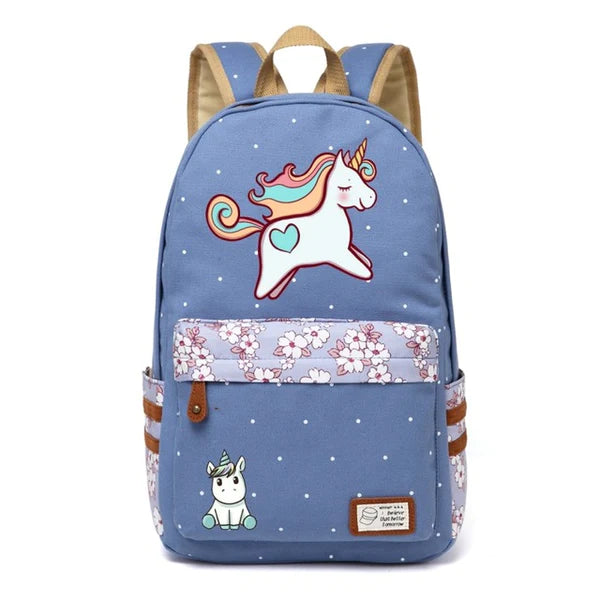 The Perfect Everyday Kawaii Backpack Cute Starry Unicorn Book Bag