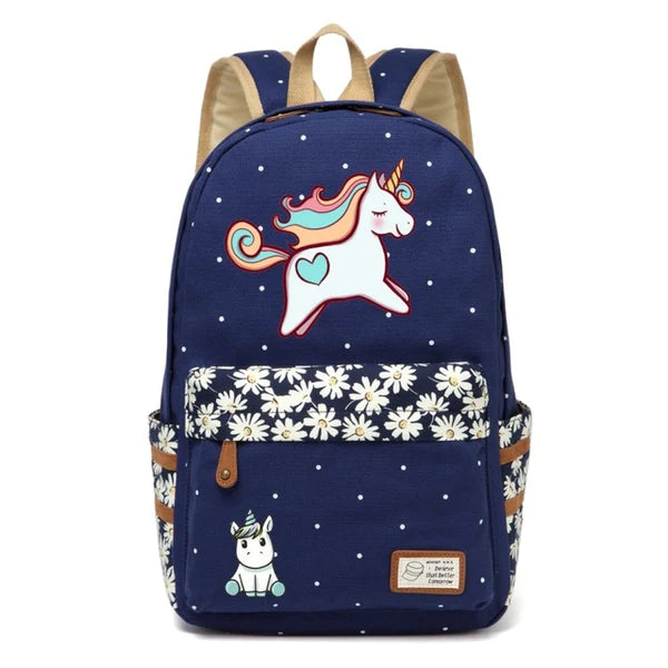 The Perfect Everyday Kawaii Backpack Cute Starry Unicorn Book Bag