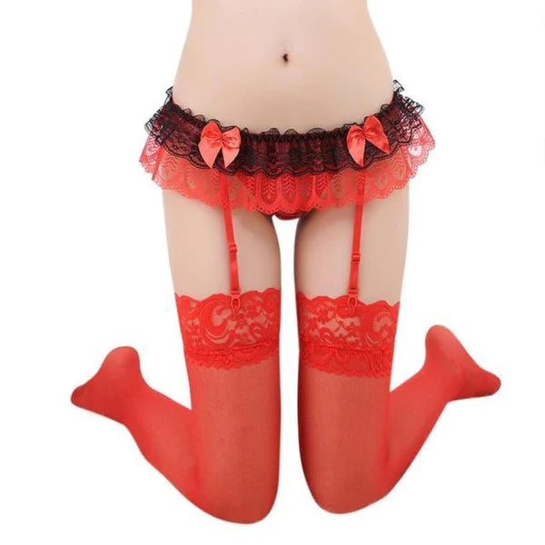 Enhance Your Style with Women's Exquisite Lace Garter Belts