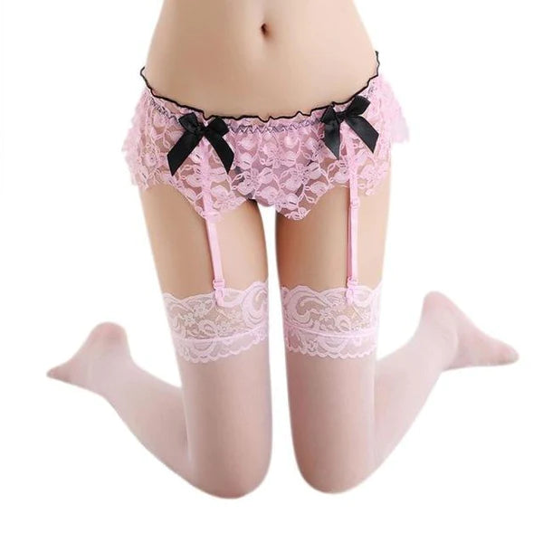 Enhance Your Style with Women's Exquisite Lace Garter Belts