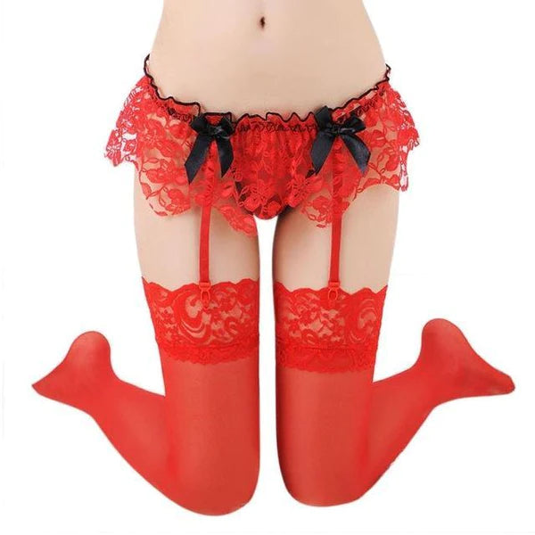 Enhance Your Style with Women's Exquisite Lace Garter Belts