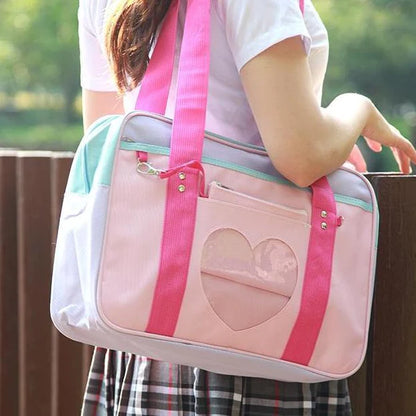 Kawaii Pastel Duffle Bag Spacious & Stylish Multiple Colors~