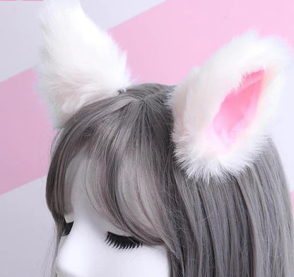 Transform Instantly Furry Clip-In Kitten Ears Fox Cosplay & Pet-Play