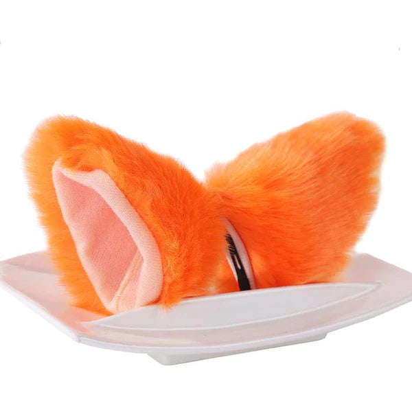 Transform Instantly Furry Clip-In Kitten Ears Fox Cosplay & Pet-Play