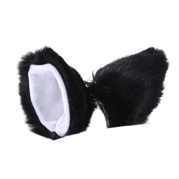 Transform Instantly Furry Clip-In Kitten Ears Fox Cosplay & Pet-Play