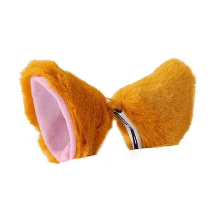 Transform Instantly Furry Clip-In Kitten Ears Fox Cosplay & Pet-Play