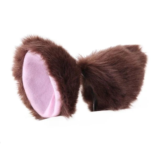 Transform Instantly Furry Clip-In Kitten Ears Fox Cosplay & Pet-Play