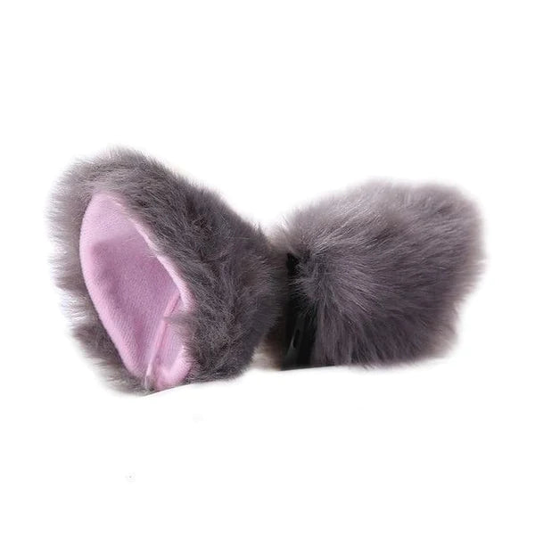 Transform Instantly Furry Clip-In Kitten Ears Fox Cosplay & Pet-Play