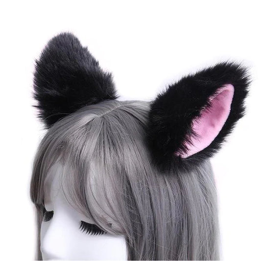 Transform Instantly Furry Clip-In Kitten Ears Fox Cosplay & Pet-Play