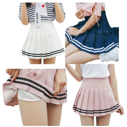 Discover the Ultimate School Girl Tennis Skirt Women 5 Kawaii Colors