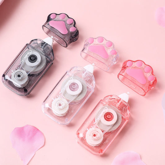 5mm * 6m White Out Cute Cat Claw Correction Tape Pen School Office Supplies Stationery