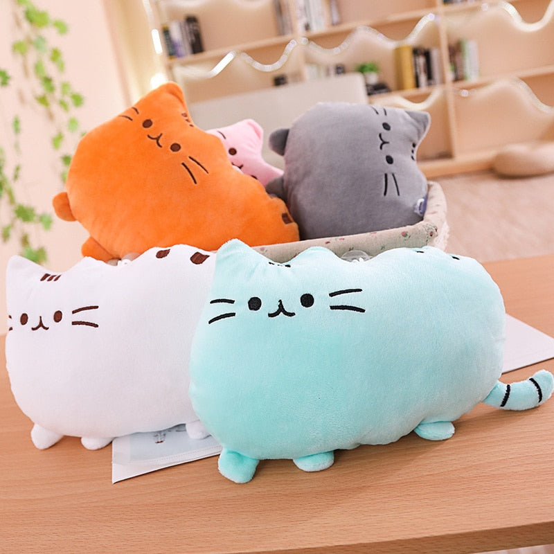 Giant Pusheen Plush Pillow Kitty Cat Stuffed Animal Plushies Kitten Creative Cushion Soft And Colorful Kawaii Toys Doll Home Decor Birthday Gift For Girl