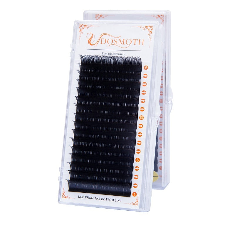 DOSMOTH 16Rows thickness 0.03 to 0.20 Faux mink eyelashes individual eyelash lashes soft  eyelash extension False eyelash