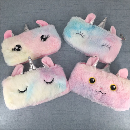 Unicorn , Cat , Horse Gift Plush Coin Bag , Keys Pendant Wallet Pouch , Pocket Purse