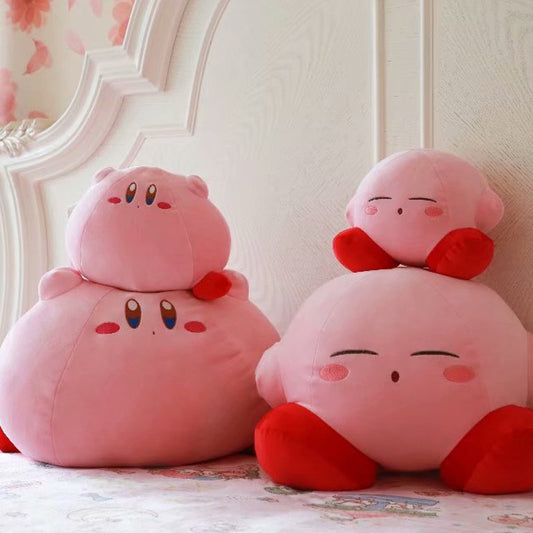 New Kirby Pillow Video Game Cartoon Cute Plush Doll Stuffed Animal Children's Birthday Gift Home Stuffed Animal Plushies Toy