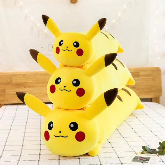 GIANT Pikachu Pillow Plush 170cm Long Pokemon Plushie Toy Stuffed Animal Cute Kawaii Japanese Soft Doll Soft Kids Christmas Gift