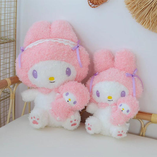 Sanrio My Melody Hold Sweet Piano Cute Plush Doll 40/50cm Kawaii Fluffy Soft Stuffed Kid Toy Lovely Sofa Pillow Home Decor Gift