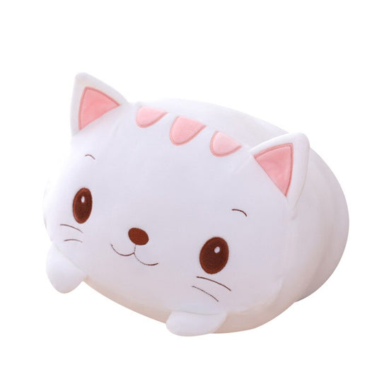 1pcs 20cm White Cat Plush Toy Stuffed Animal Sweet Soft Cartoon Doll Pillow Birthyday Gift Cushion Cute Kawaii Plushie