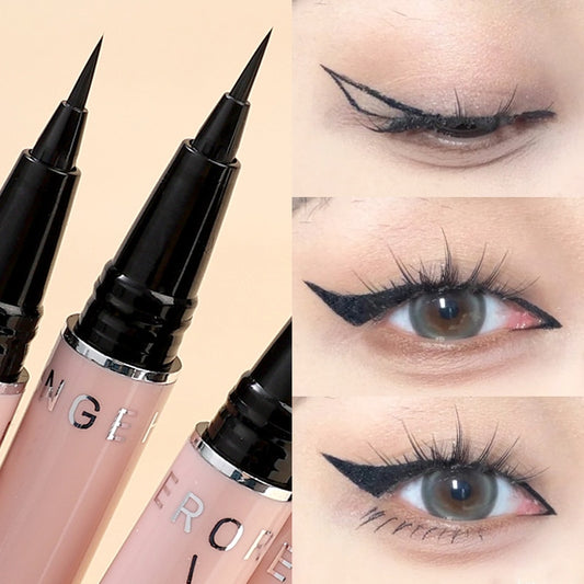 Waterproof Ultra-thin Liquid Eyeliner Korean Makeup for Women Quick Dry Smooth Eye Liner Long Last Lower Eyelash Pen Cosmetics