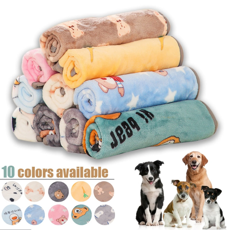 New Soft Pet Blanket Spring Warm Dog Bed Blanket Cute Pet Sheets Warm Mat Comfortable Cat Dog Pad Blanket Pet Accessories