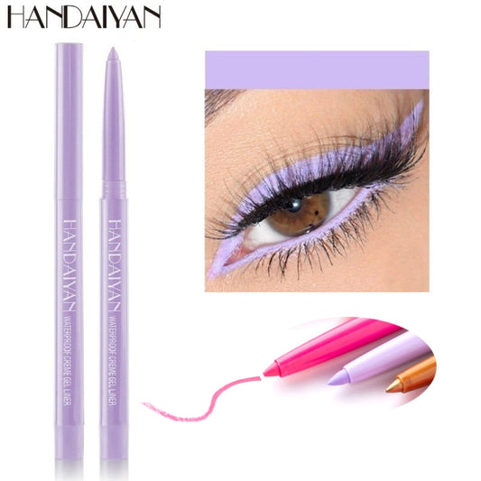 20 Color Eyeliner Pen Long Lasting No Smudging Quick Drying Eye Liner Gel Pen Waterproof  White Eyeliner Beauty Makeup Cosmetics